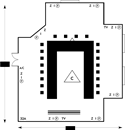Icon for U-shape layout