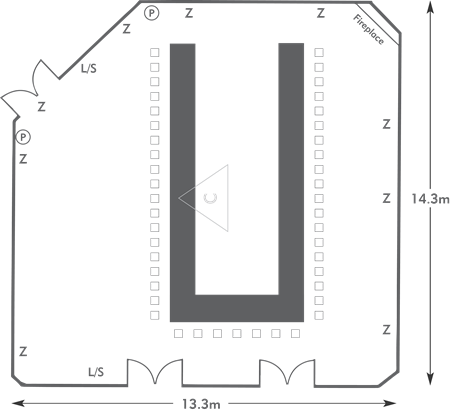U-shape layout
