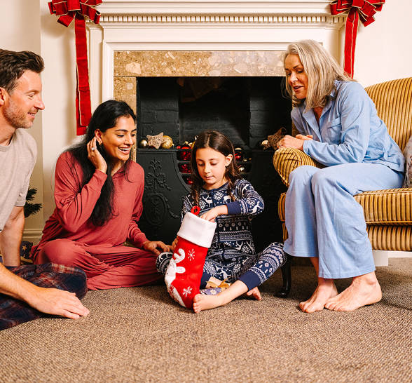 Christmas stays, your way