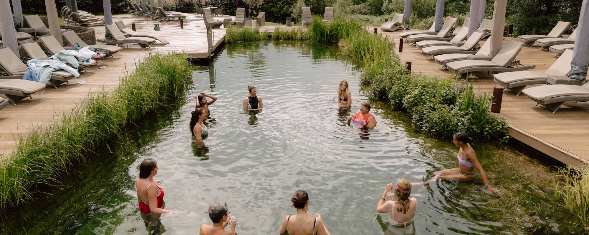 Guided wild swimming weekend
